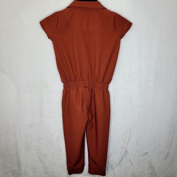 Albion Rustic Orange Jumpsuit Size 4T - Picture 7 of 8